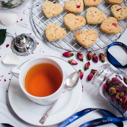 #1872CTexperience Valentine's Day Baking: Rose Pistachio Tea Cookies